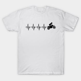 Motor Cross Heartbeat T-Shirt